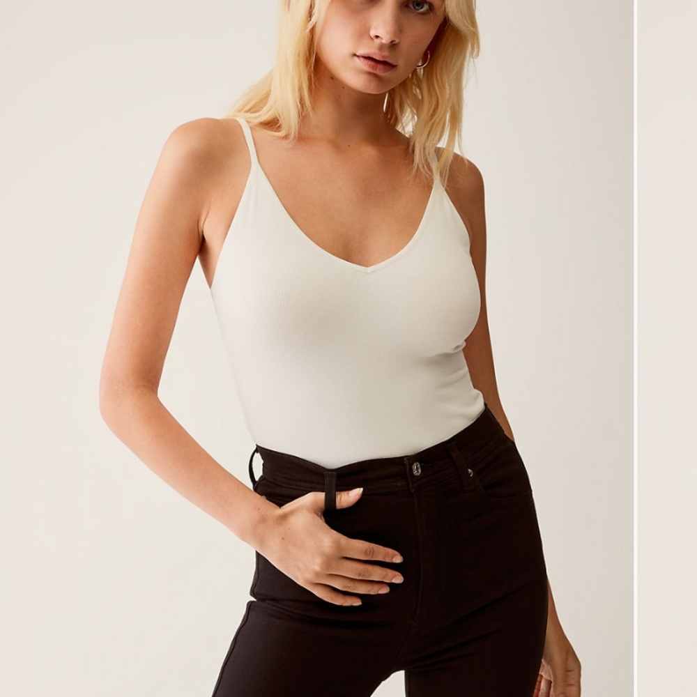 Aritzia Talula blue/turquoise bodysuit